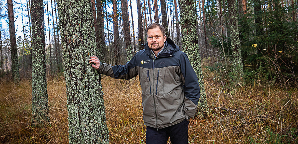 Nils Eliasson, Älvdalens besparingsskog. Foto: Tobbe Nilsson