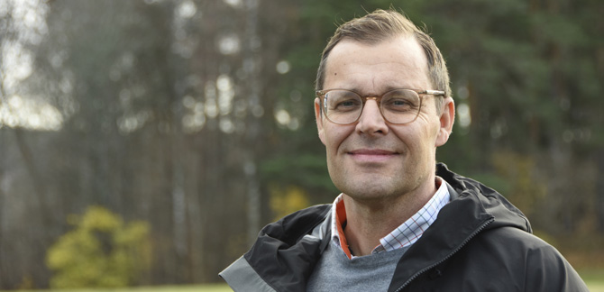 Anders Ekholm, fastighetskonsult på Skogssällskapet. Foto: Ulrika Lagerlöf